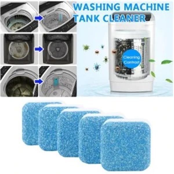 Антибактеріальний засіб для догляду, очищення пральних машин Washing machine cleaner №2 в шипучих таблетках 12 шт в упаковці 12820 фото