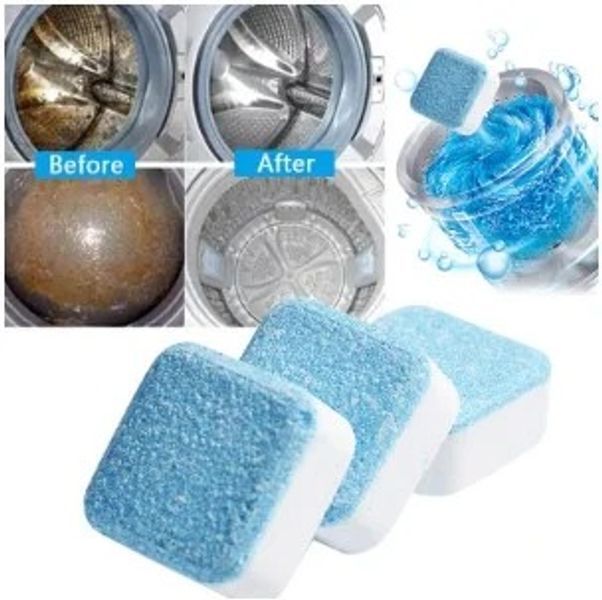 Антибактеріальний засіб для догляду, очищення пральних машин Washing machine cleaner №2 в шипучих таблетках 12 шт в упаковці 12820 фото